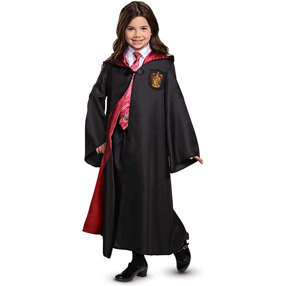Harry Potter Gryffindor Robe Deluxe Kids size XL 14-16 Cloak Costume Unisex Disguise