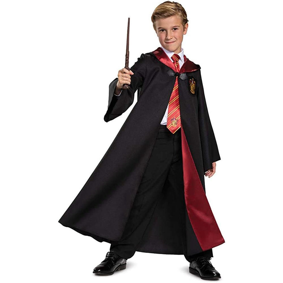 Harry Potter Gryffindor Robe Deluxe Kids size XL 14-16 Cloak Costume Unisex Disguise