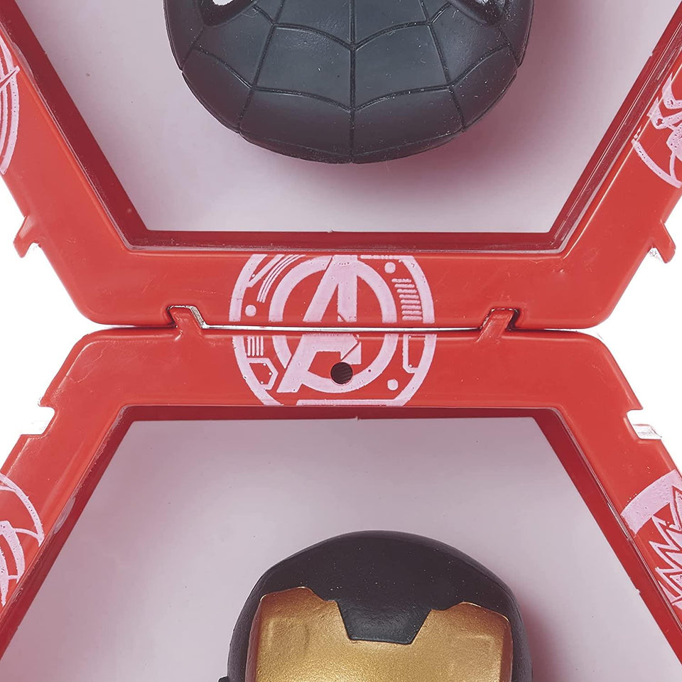 Marvel Avengers Iron Man Metallic Light-Up Connect Figure Superhero Collectible WOW Pods