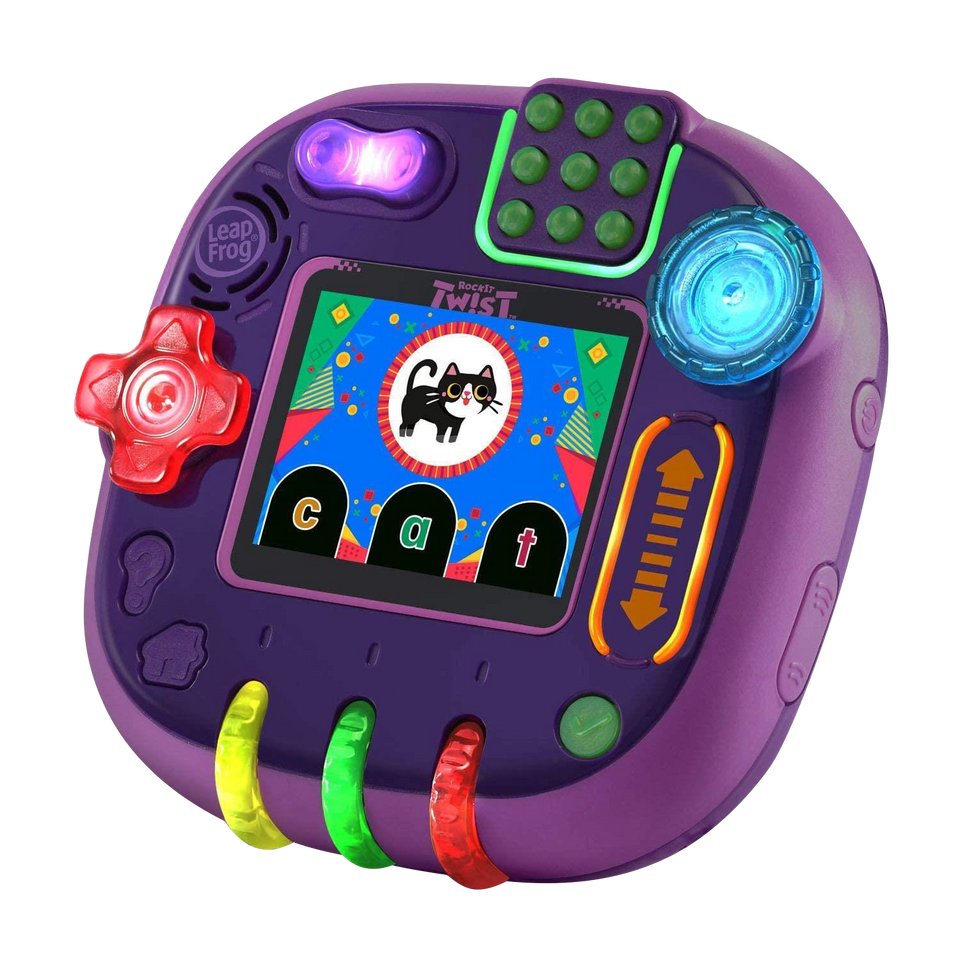 LeapFrog RockIt Twist Game System Purple Handheld Learning Interactive
