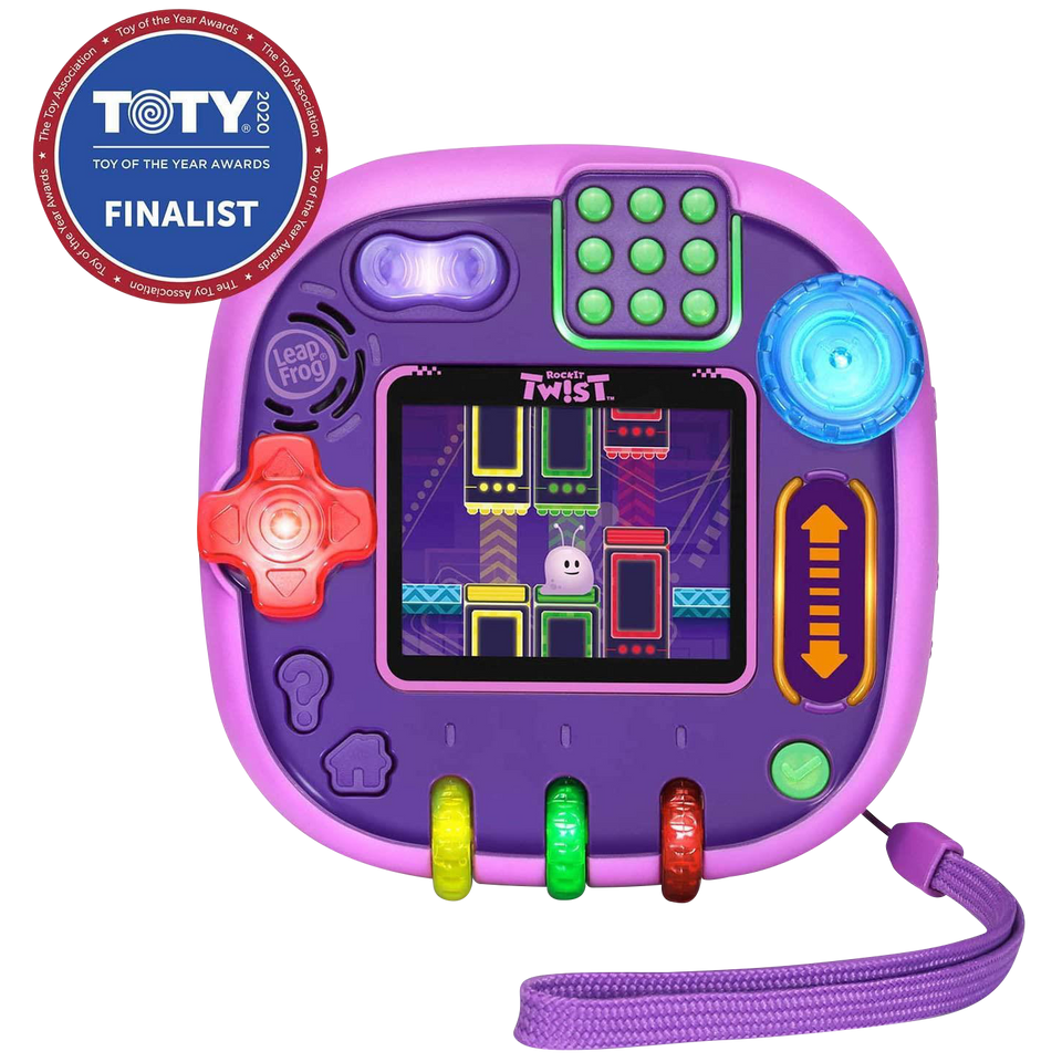 LeapFrog RockIt Twist Game System Purple Handheld Learning Interactive