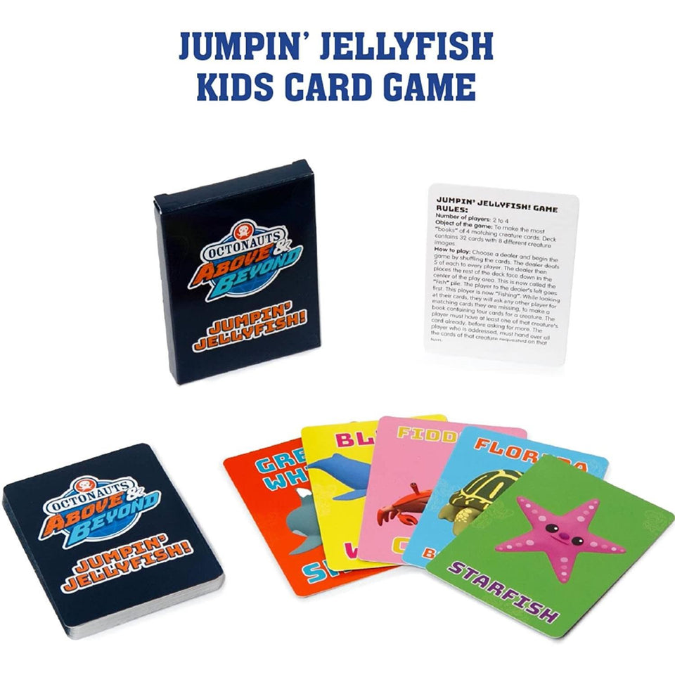Octonauts Kids Classic Card Game 3 pack Memory Go Fish Old Maid Bundle Mighty Mojo