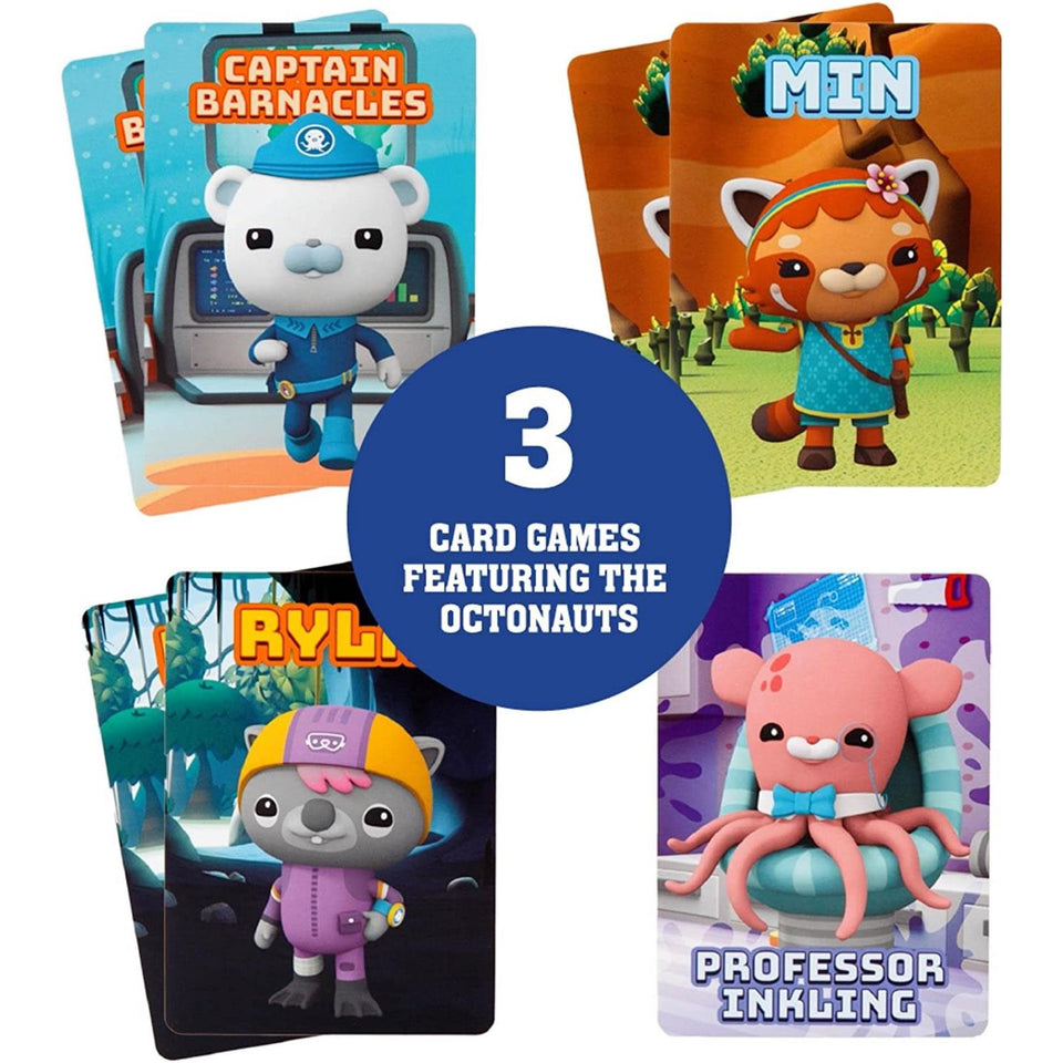 Octonauts Kids Classic Card Game 3 pack Memory Go Fish Old Maid Bundle Mighty Mojo