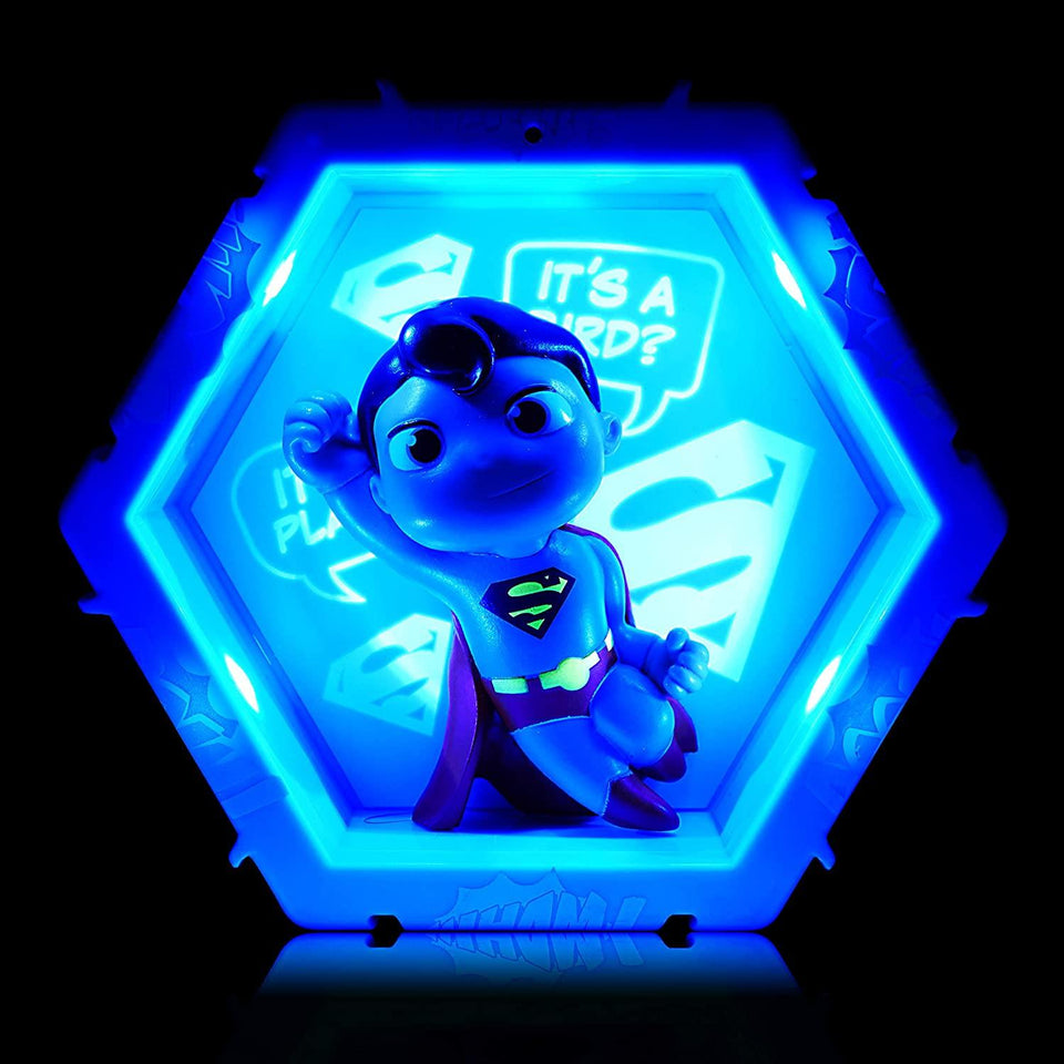 WOW Pods DC Universe Superman Swipe Light-Up Connect Figure Superhero Collectible Figure