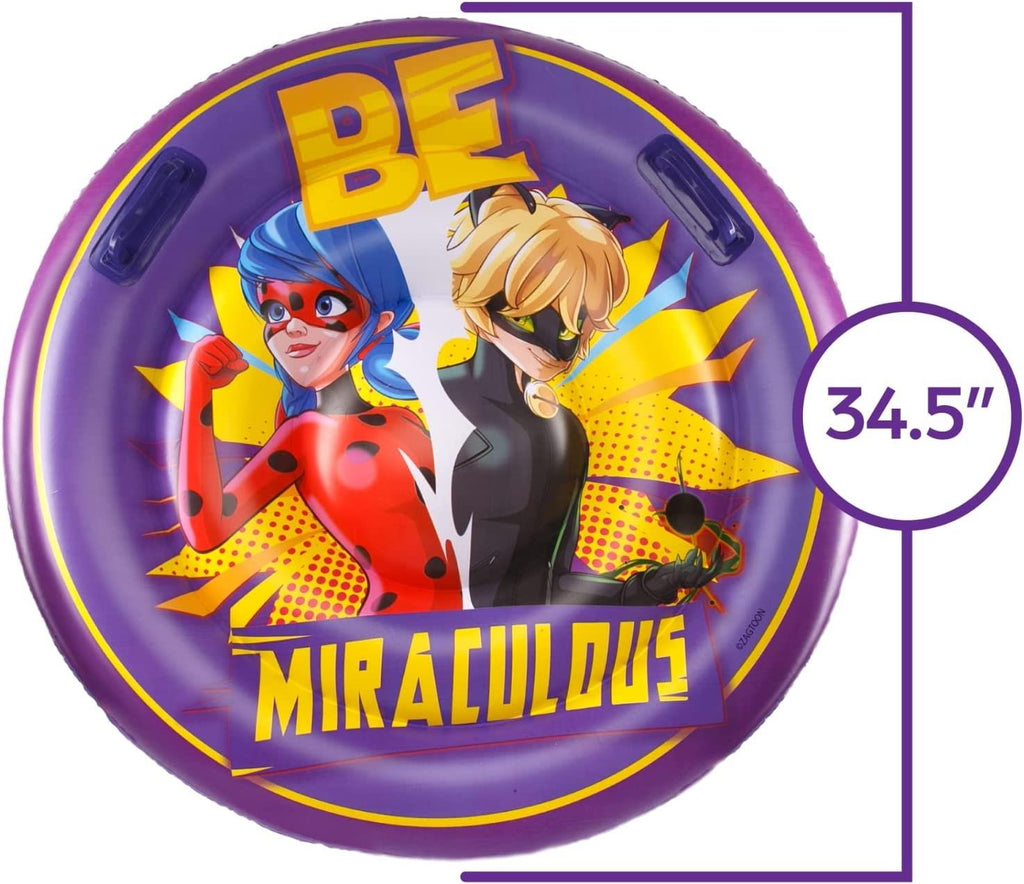 Miraculous Ladybug & Cat Noir Pool Float Inflatable Tube 34" Leak-Proo ...