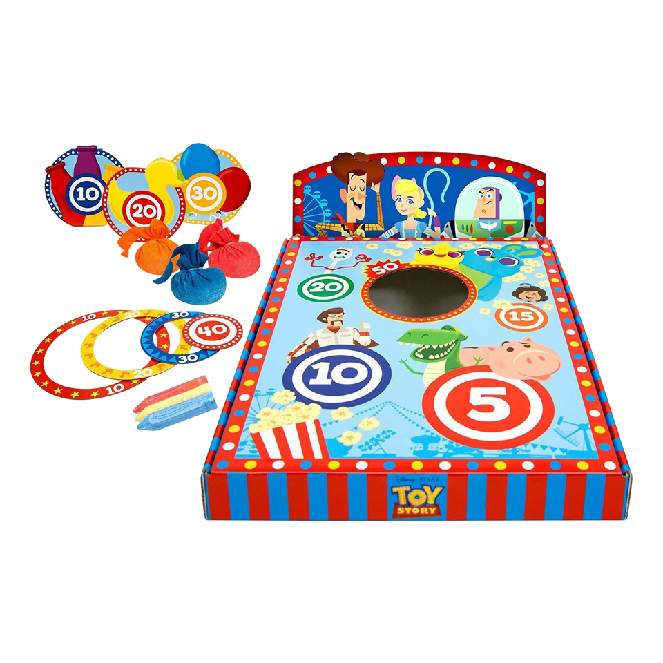 Disney Pixar Toy Story 4 Carnival Chalk Kids Activity Game Bundle