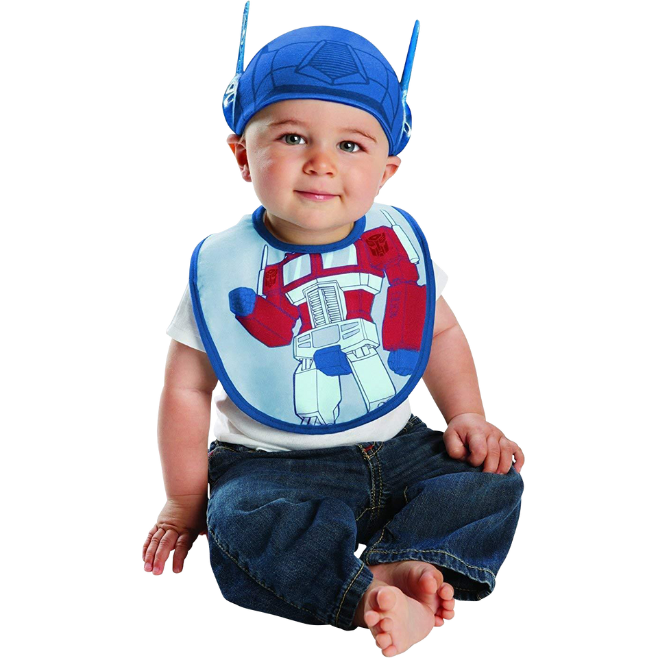 Transformers Optimus Prime Infant Bib and Hat Costume Accessory - O/S
