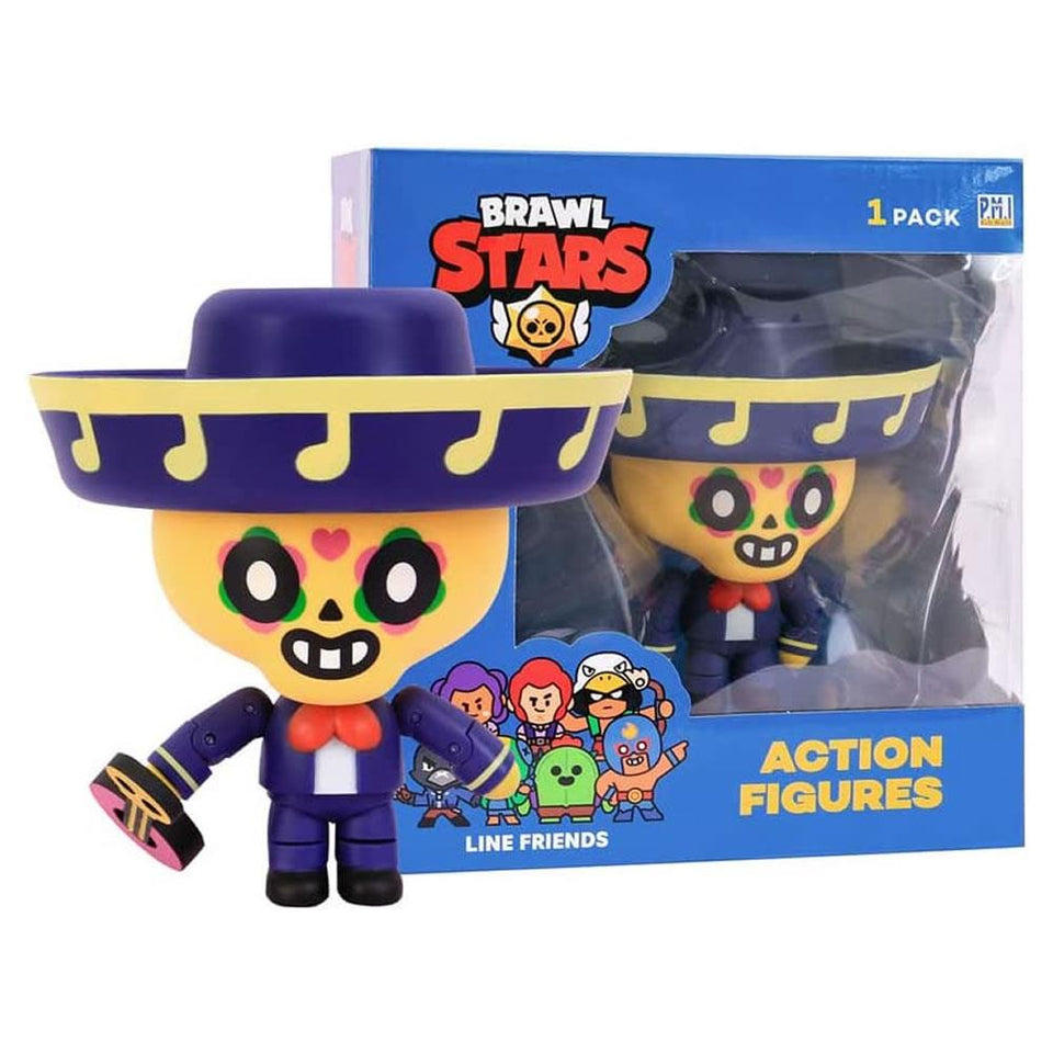 Brawl Stars Action Figure Poco Brawler Guitar Detachable Spanish Fighter P.M.I.