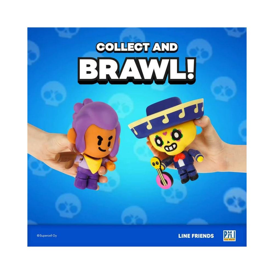 Brawl Stars Action Figure Poco Brawler Guitar Detachable Spanish Fighter P.M.I.