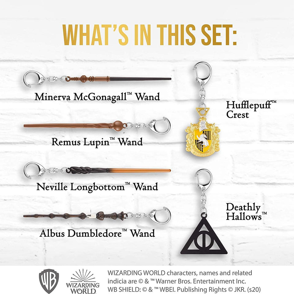 Silver Keyrings: Harry Potter Magic Wand - Keyring