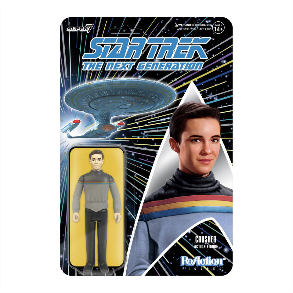 Star Trek The Next Generation Wesley Crusher Wave 1 TNG ReAction Figure Super7