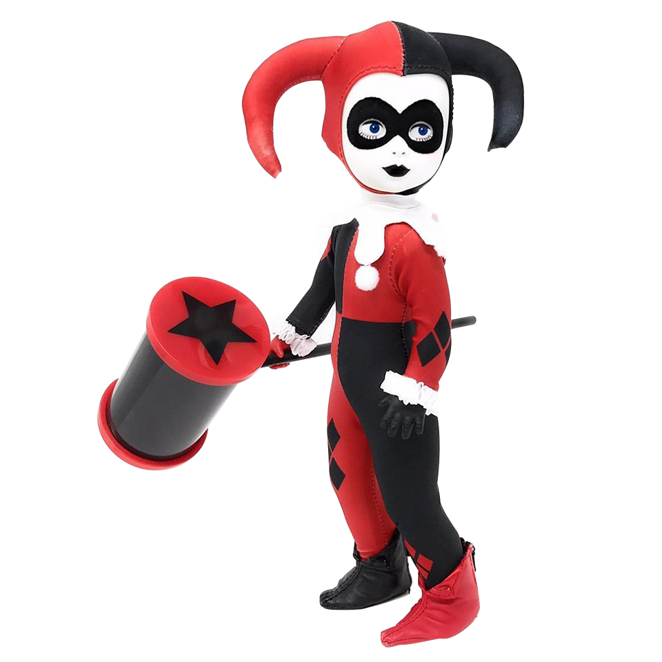 Comics Harley Quinn Red/Black Clown Living Dead Dolls LDD Figure