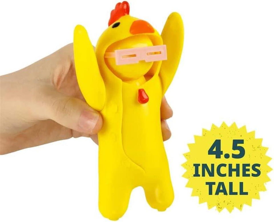 Gang Beasts Blue Bear Yellow Chicken Set Action Figures Game Fighter 2pk PMI International