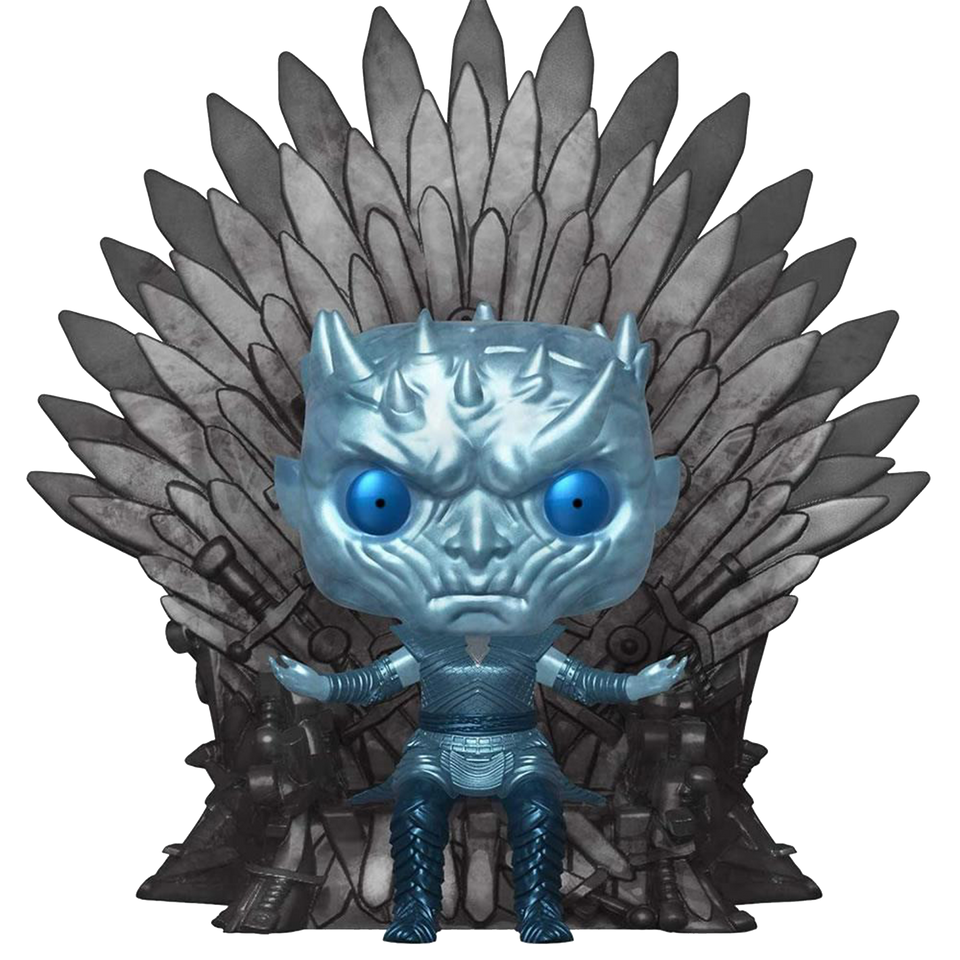 Funko Pop! Game of Thrones Night King Metallic on Iron Throne HBO GOT Figure
