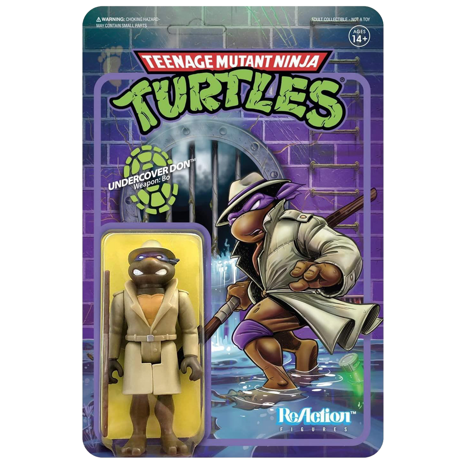 Teenage Mutant Ninja Turtles Undercover Donatello Wave 2 TMNT Figure Collectible
