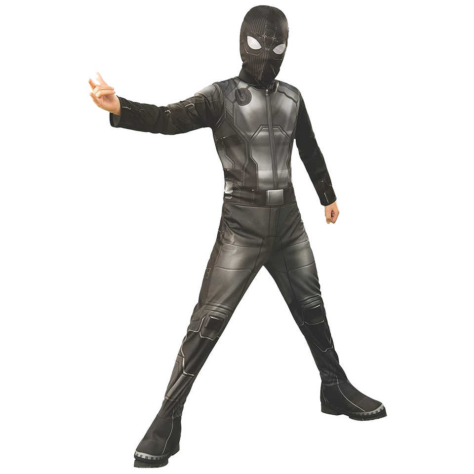 Marvel Stealth Spider-Man Far From Home Licensed Costume & Mask - Medium (8/10)