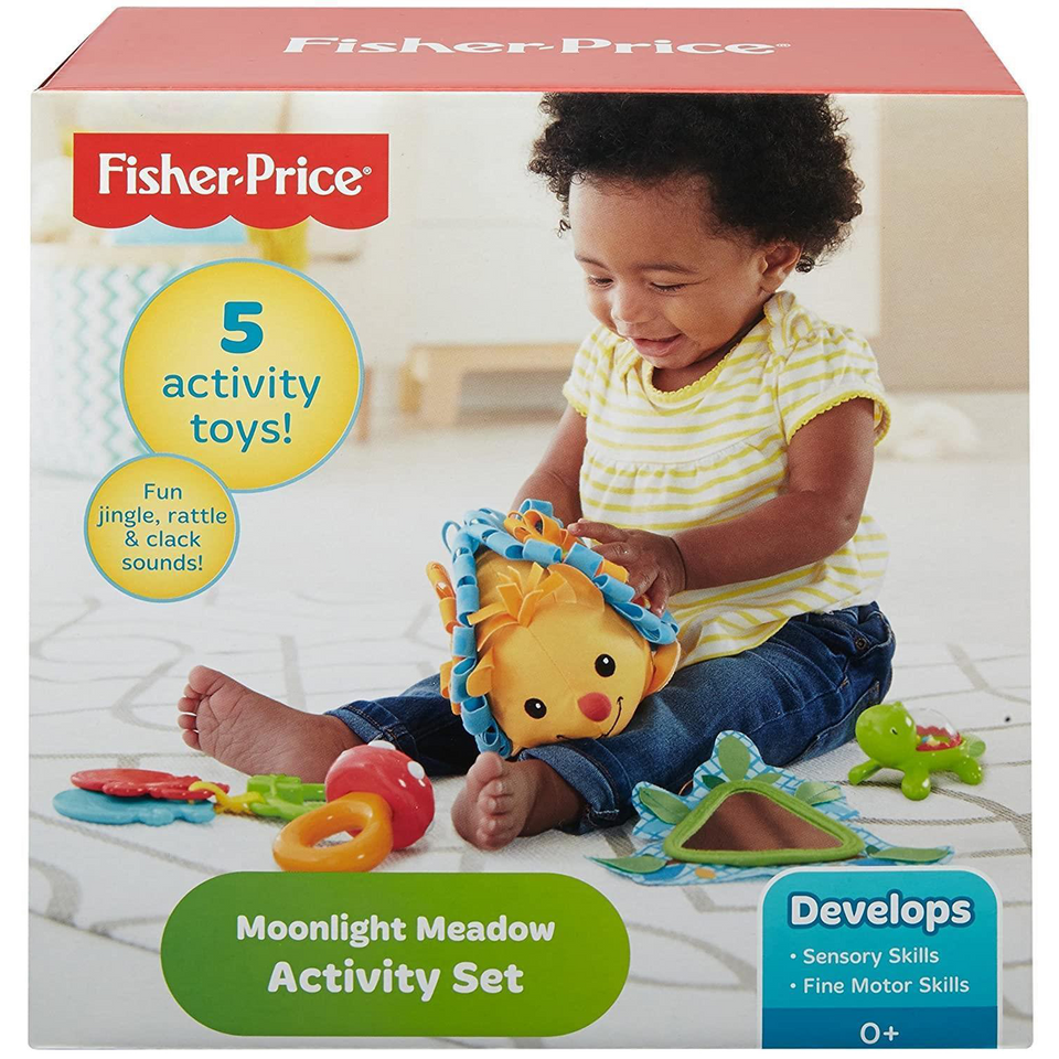 Moonlight Meadow Activity Set 5 Toys Rattles Develops Skills