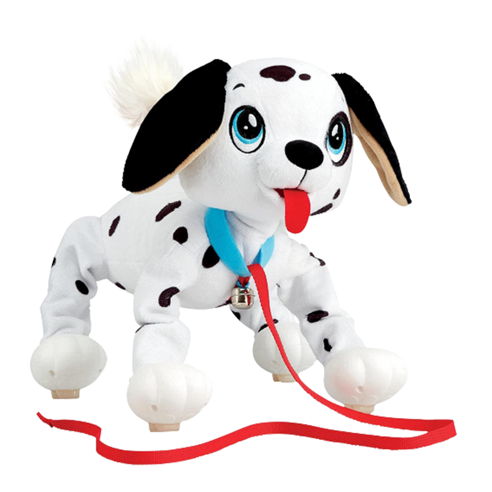 Peppy Pets Dalmatian Dog Walks Runs Interactive Plush Archie s