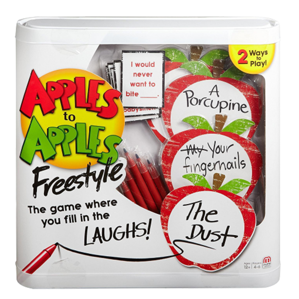 Apples to Apples Freestyle Action Game Hilarious Word Play Family Fun