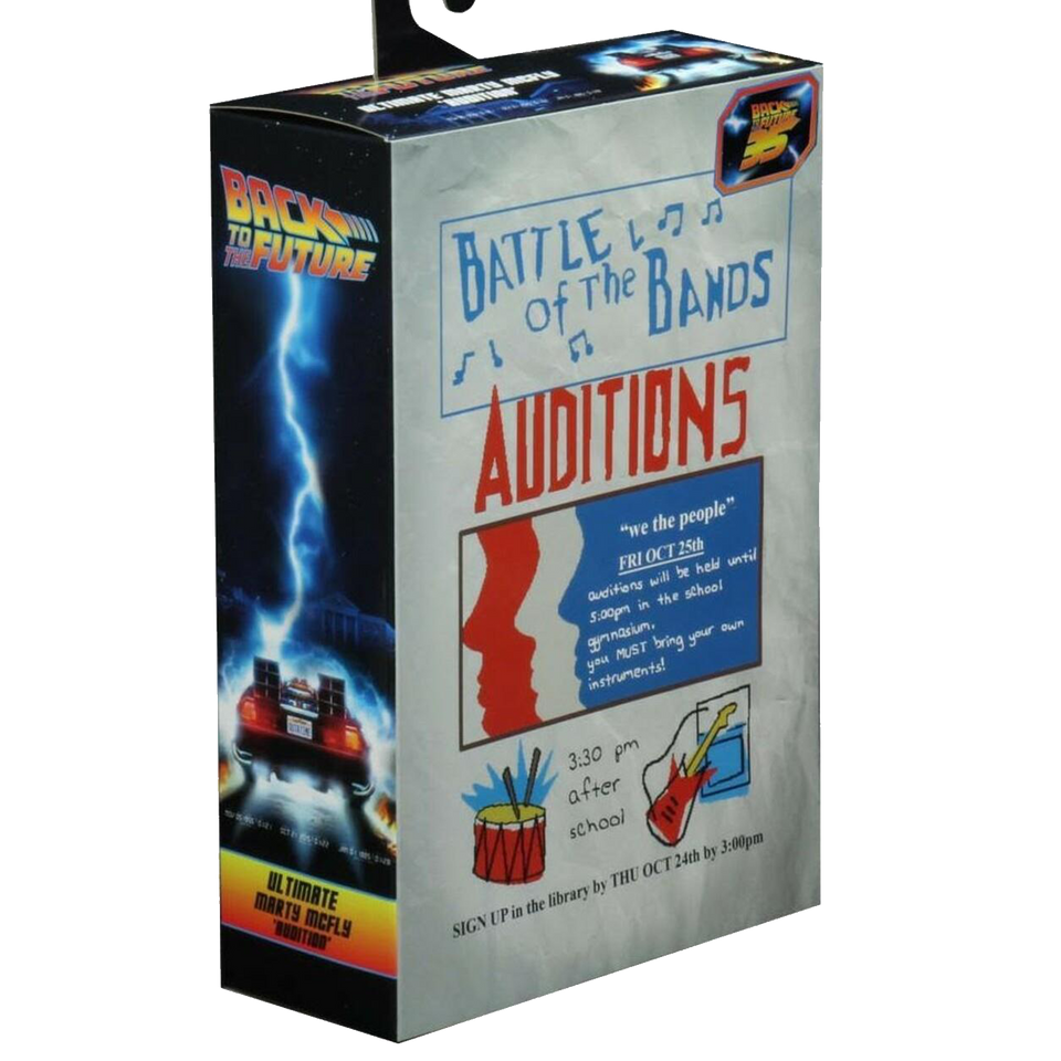 Back to the Future Marty McFly Audition Figure Ultimate Battle of Bands 1985