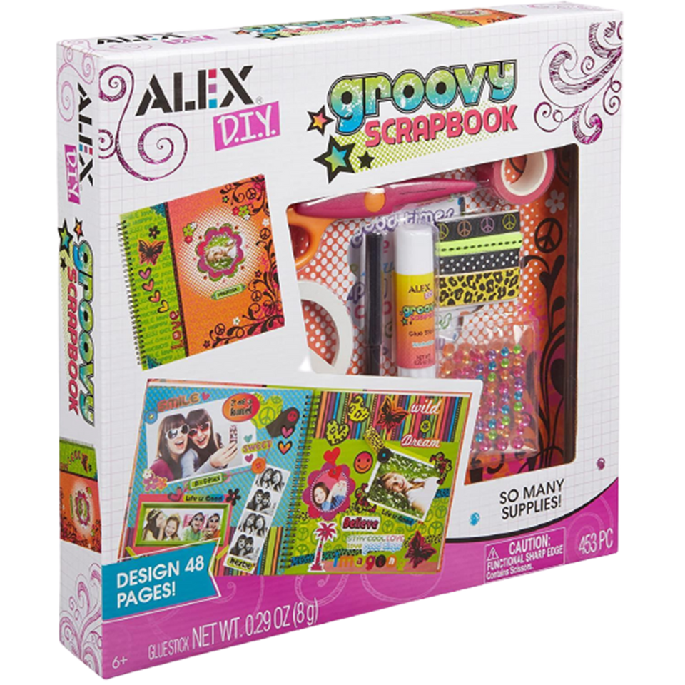 Craft Groovy Scrapbook Kids Arts & Crafts DIY Activity Decorative Creative