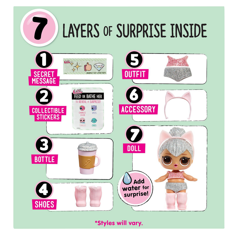 L.O.L. Surprise! Series 2 Wave 1 Bon Bon 4-Pack Big Sister LOL Doll Mystery Collectible