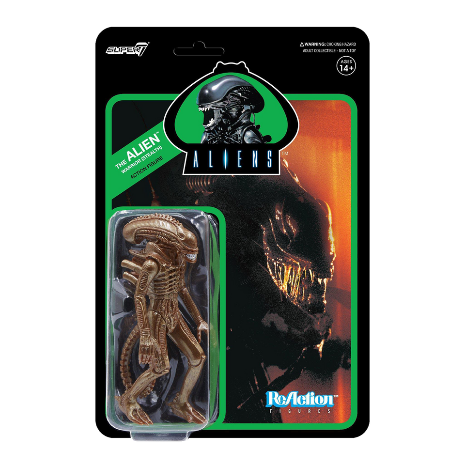 Aliens Warrior Alien Bronze Action Figure Xenomorph Stealth Horror Movie
