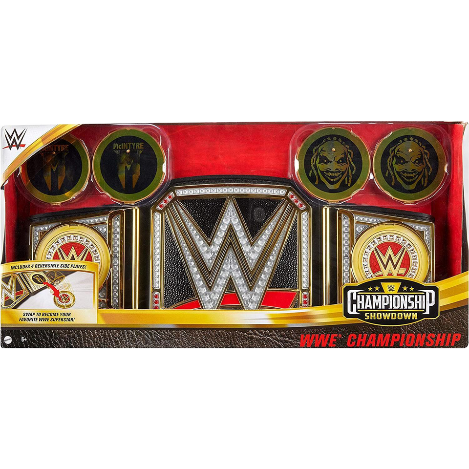 WWE Championship Showdown Deluxe McIntyre Fiend Title Belt Logos