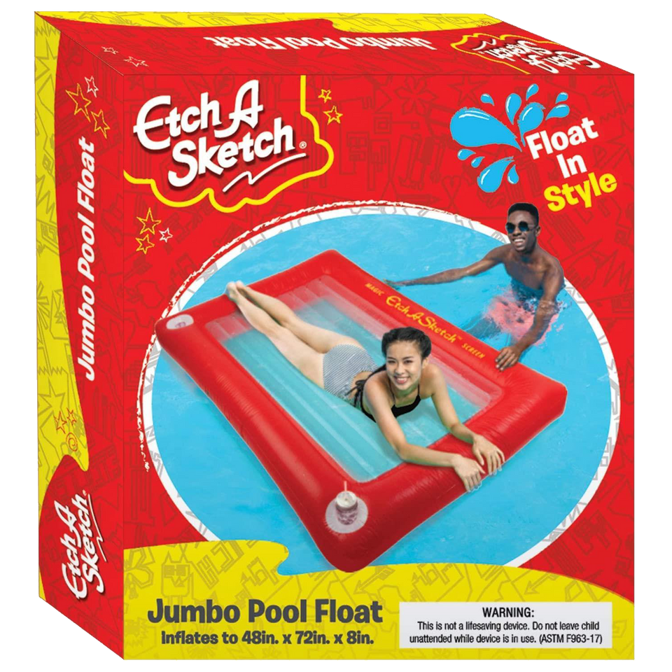 Etch-A-Sketch Jumbo Pool Float