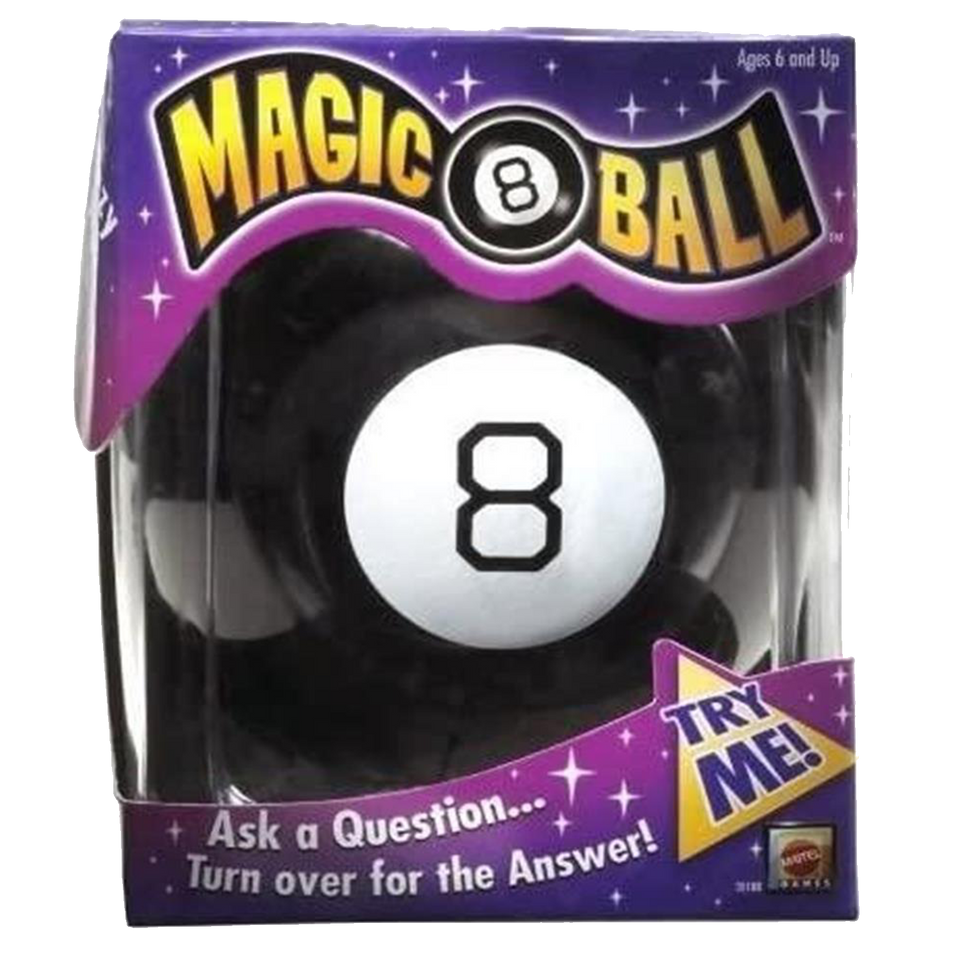 Magic 8 Ball Fortune Teller Lucky Questions Answers Toy Game