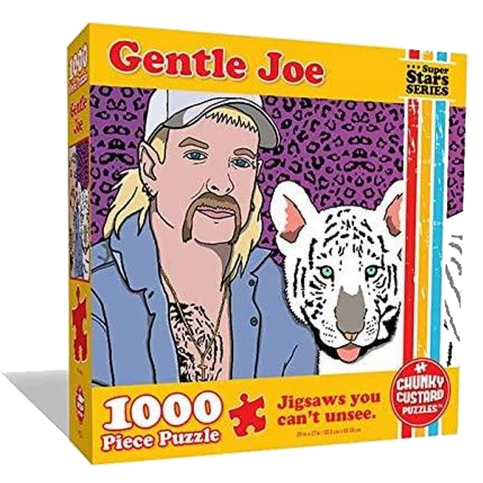 Gentle Joe Tiger King Jigsaw Puzzle 1000ct Piece Pop Culture Premium Quality