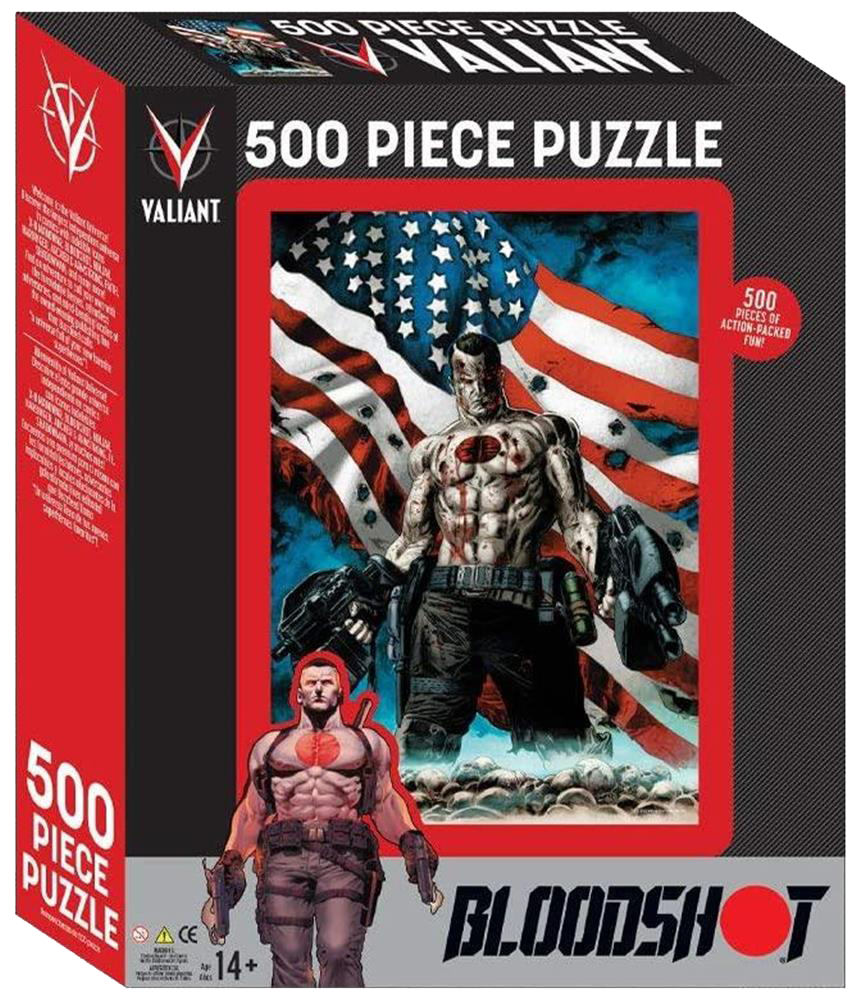 Valiant Comics Universe Bloodshoot USA Flag 500 Piece Jigsaw Puzzle