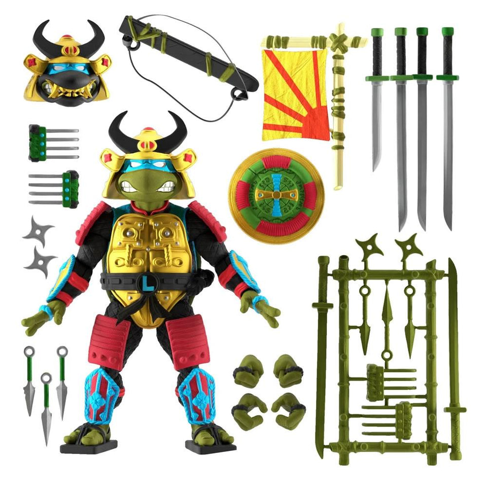 TMNT Ultimates Leo The Sewer Samurai Teenage Mutant Ninja Turtles Wave 5 Figure 7" Super7
