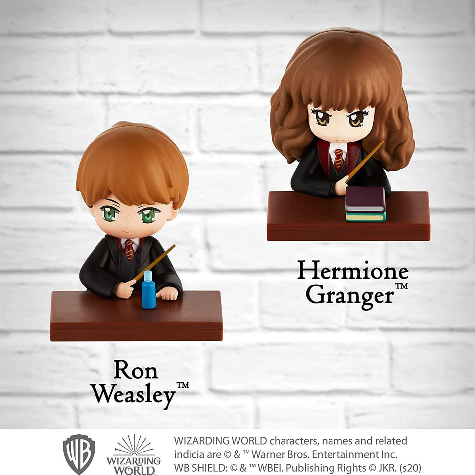 Hermione Granger & Ron Weasley Ink Stampers Figures w/ Potions Harry Potter Movie Characters PMI International