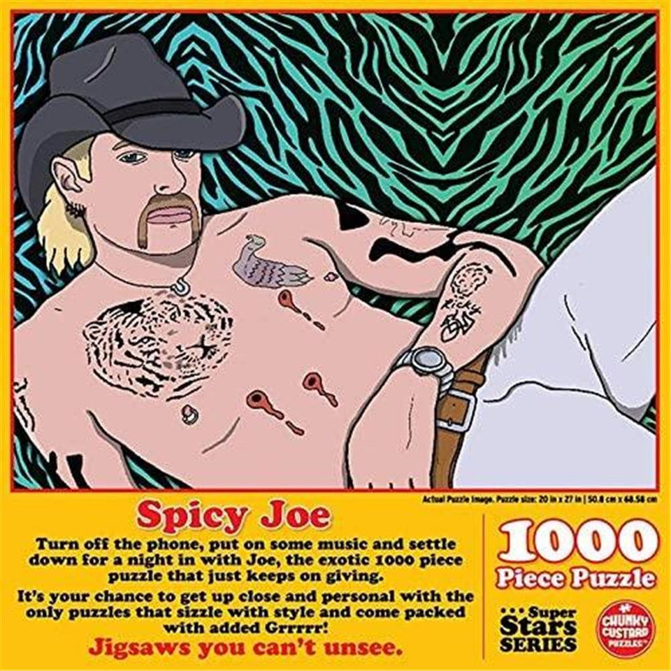 Spicy Joe Tiger King Jigsaw Puzzle 1000ct Piece Pop Culture Premium Quality