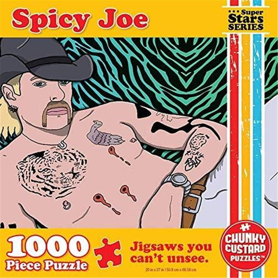 Spicy Joe Tiger King Jigsaw Puzzle 1000ct Piece Pop Culture Premium Quality
