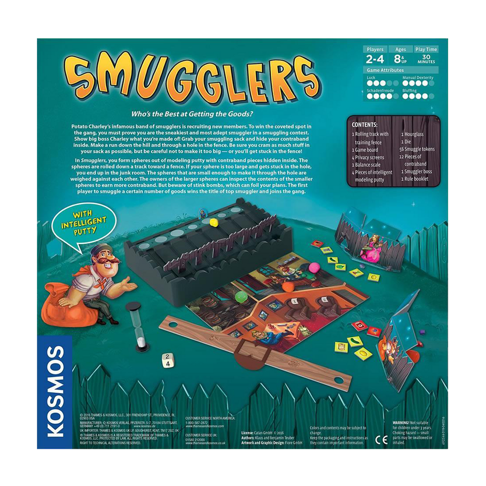 Smugglers Family Board Game Fence Contraband Strategy Multi-Player Fun Thames & Kosmos 692544