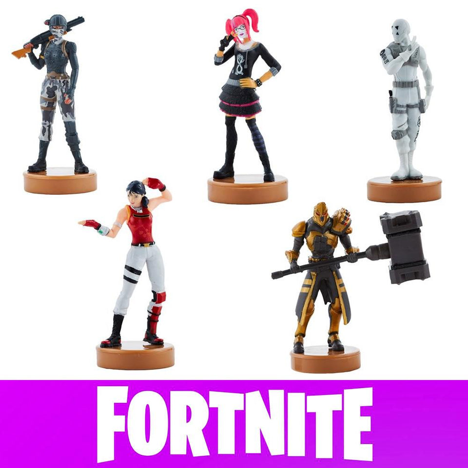 Fortnite Stampers 5pk Elite Agent Lace Overtaker Scarlet Knight Set PMI International