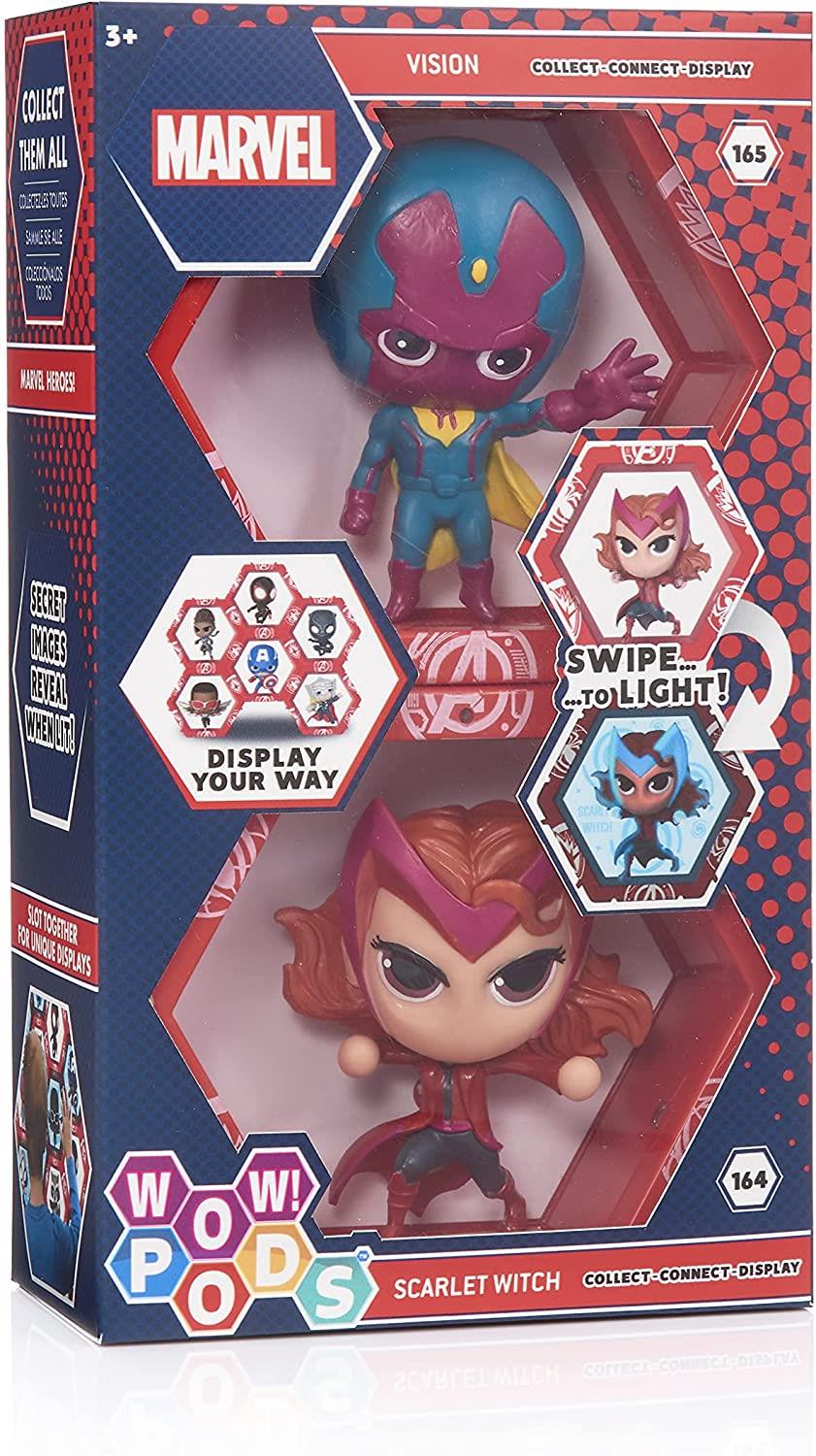 WOW Pods Vision & Scarlet Witch Avengers Ligh-Up Twin Pack Figures Connect Collectible WOW! Stuff