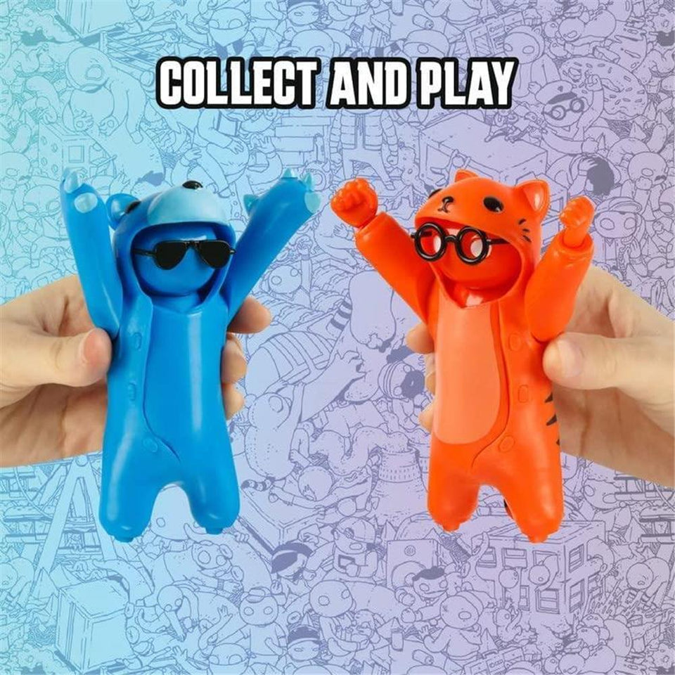 Gang Beasts Red Cat Costume Character Action Figure Video Game Fighter PMI International