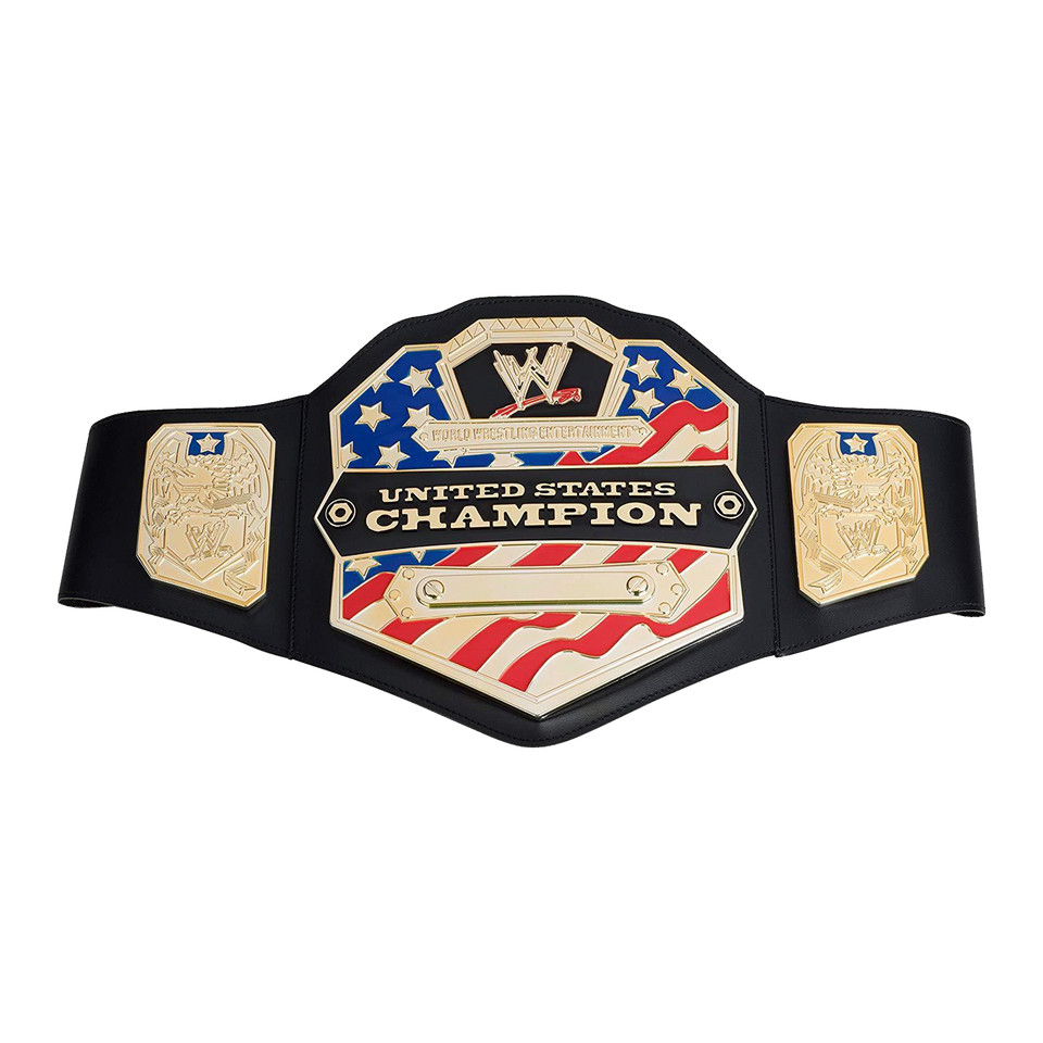 WWE United States Championship Belt Officially Licensed Wrestling Title Mattel