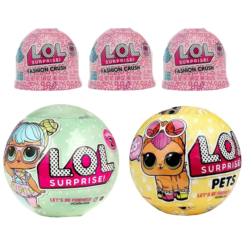 L.O.L. Surprise! Holiday Collector Bundle Big Sister Fashion Crush Pet Series MGA