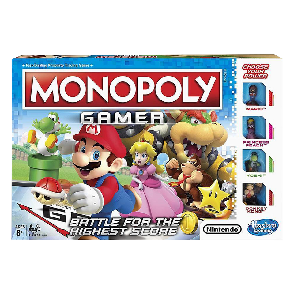 Monopoly Gamer Nintendo Mario Bros Battle Edition Board Game