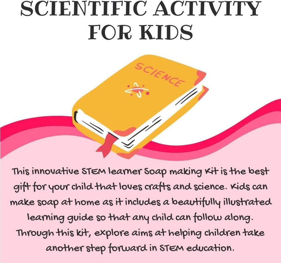 Explore STEM Learner Soap Making Kit Glitter DIY Science Education