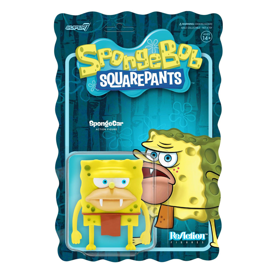 SpongeGar Spongebob Squarepants Caveman Detail ReAction Figure Super7