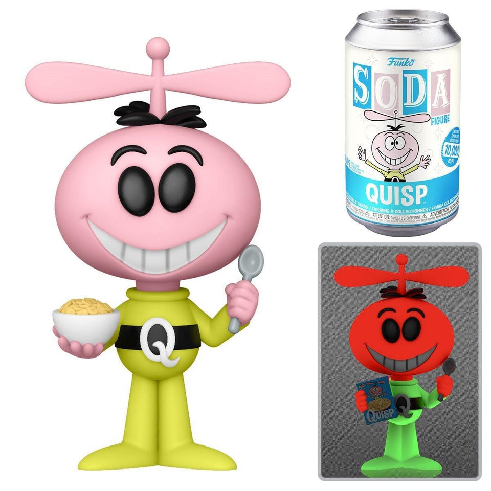 Funko Soda Quaker Oats Quisp Limited Edtion Cereal Icon Vinyl Figure