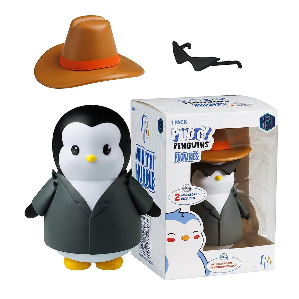 Pudgy Penguins Cowboy Adopt Forever Friend Customize Outfits Digital NFT Figure