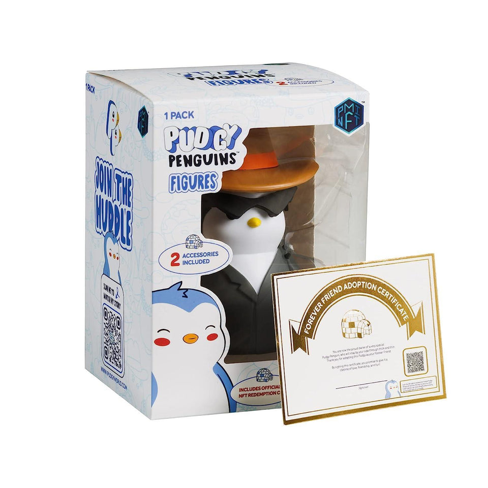 Pudgy Penguins Cowboy Adopt Forever Friend Customize Outfits Digital NFT Figure