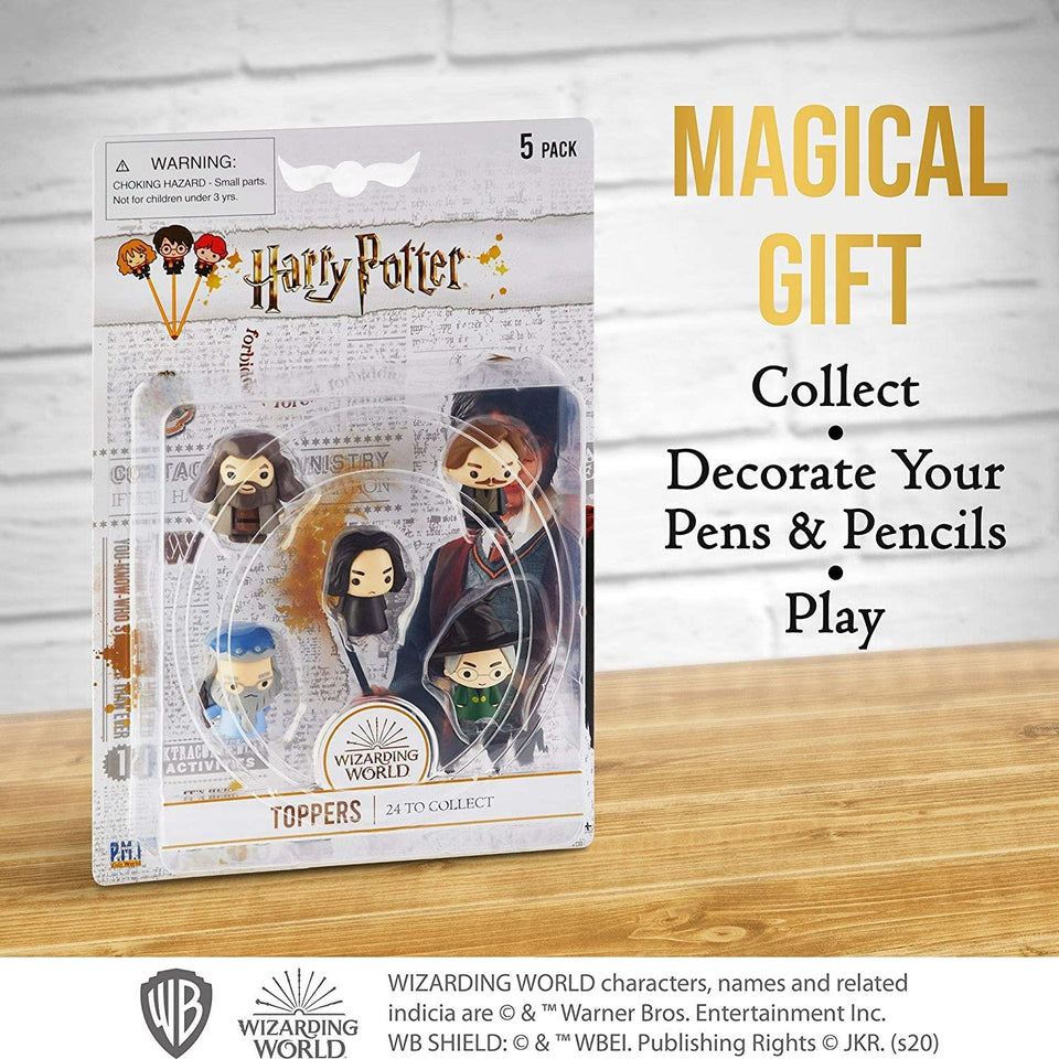 Harry Potter Pencil Toppers 5pk Rubeus Remus Severus Albus Minerva PMI International