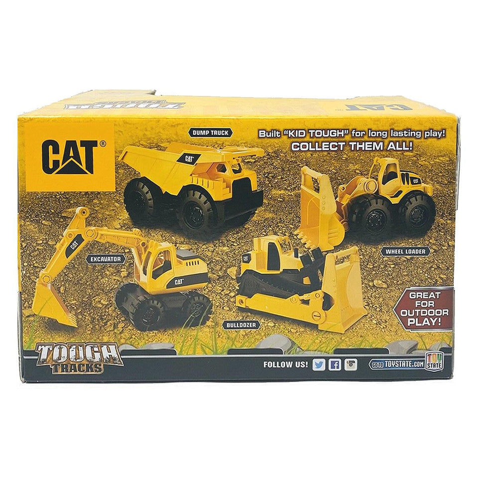 CAT Construction Crew Bulldozer Caterpillar Tough Tracks Indoor Outdoor Toy Play State